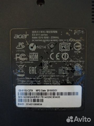 Ноутбук Acer Aspire E5-511G-C2TA Ноутбук Acer Aspire E5-511G-C2TA