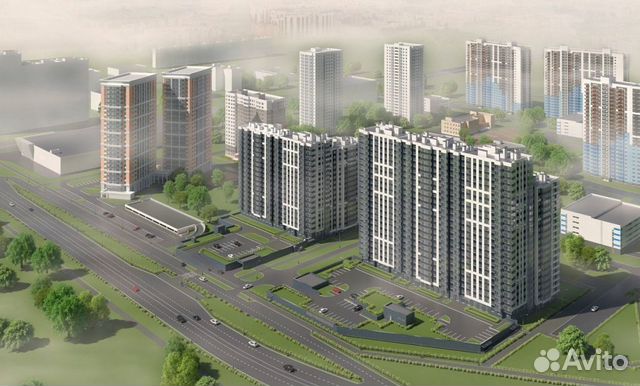 2-к квартира, 55.4 м², 3/24 эт. 2-к квартира, 55.4 м², 3/24 эт.
