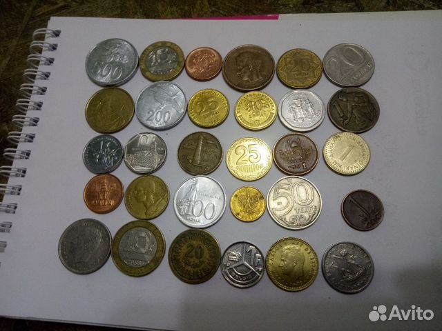 Наборы иностранных монет 30 шт Наборы иностранных монет 30 шт