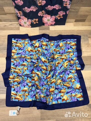 Новый женский шёлковый платок Gold Kashkha Новый женский шёлковый платок Gold Kashkha