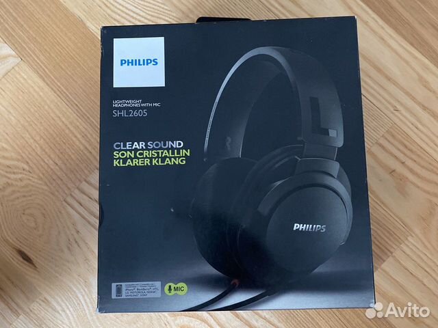 Наушники philips (абсолютно новые)