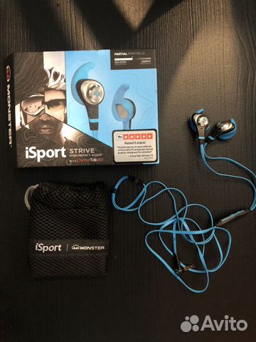 Наушники monster iSport strive high impact audio Наушники monster iSport strive high impact audio