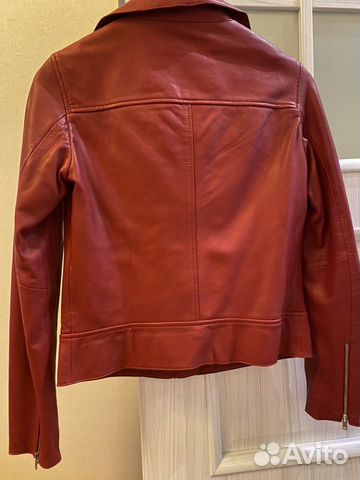 Куртка кожаная Massimo dutti XS