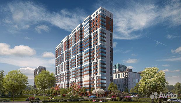 2-к квартира, 60.8 м², 12/21 эт.