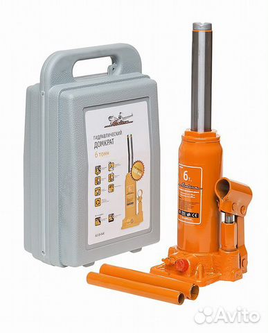 Домкрат бутылочный гидравлический 200-400 мм 6 т