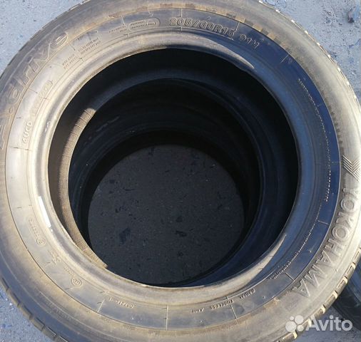 Летняя шина Yokohama r15 205/60 - 1шт Летняя шина Yokohama r15 205/60 - 1шт
