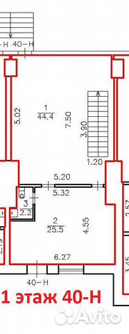 Торговое помещение рядом с метро, 186 м²
