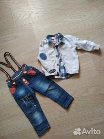 Джемпер с рубашкой