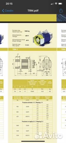 Лебёдка лифтовая Monitor TRM3