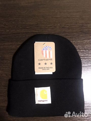 Шапка Carhartt чёрная