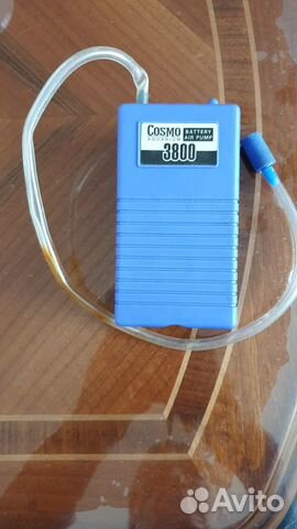 Компрессор воздуха для переноски аквариумных рыбок