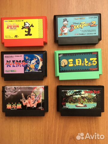 Репродукция картриджей Famicom/Dendy Репродукция картриджей Famicom/Dendy