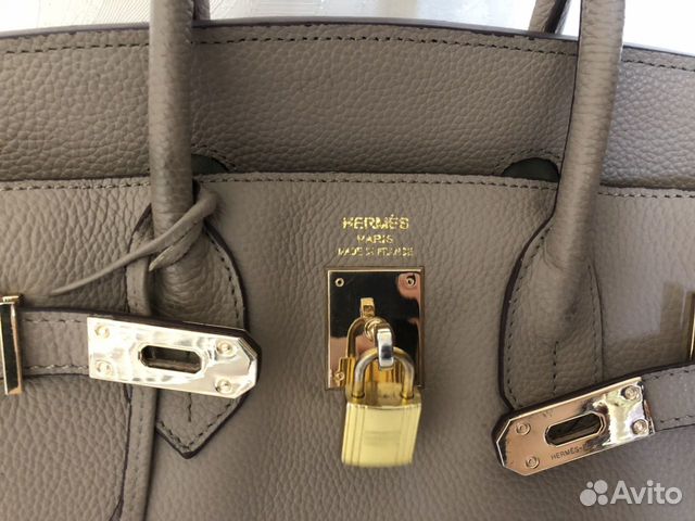 Сумка кожаная в стиле Hermes Birkin 35