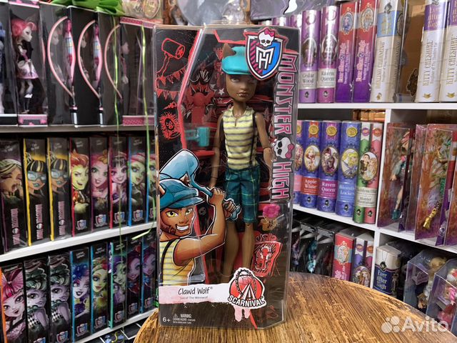 Клод Вульф скарнивол Монстр Хай кукла в коробке Клод Вульф скарнивол Монстр Хай кукла в коробке