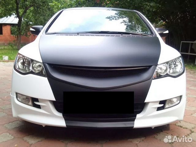 Решетка радиатора Mugen Style с сеткой Honda Civic Решетка радиатора Mugen Style с сеткой Honda Civic