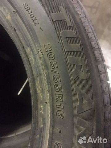 Шины летние Bridgestone 205/55/16