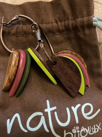 Серьги nature bijoux
