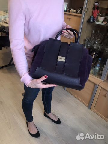 Сумка жен. кожа / замша натуральная