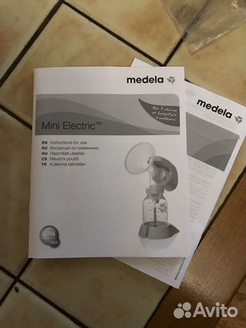 Молокоотсос электрический medela mini