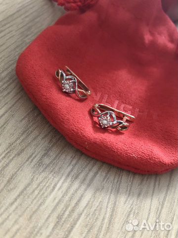 Золотые серьги Miracle Золотые серьги Miracle
