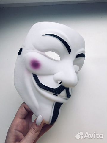 Маска Гая Фокса/ Guy Fawkes маска Тверь Маска Гая Фокса/ Guy Fawkes маска Тверь