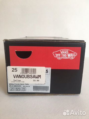 Слипоны vans Слипоны vans