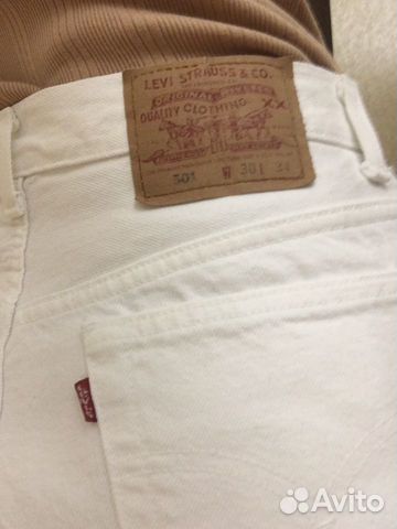 Levi’s джинсы белые