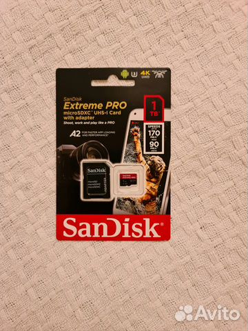 Карта памяти мicrosd 1Tb sandisk extreme PRO 1Tb Карта памяти мicrosd 1Tb sandisk extreme PRO 1Tb