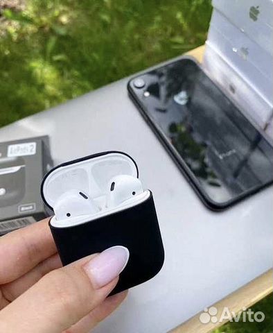 Копия AirPods 2 LUX качества+доставка+чехол Копия AirPods 2 LUX качества+доставка+чехол