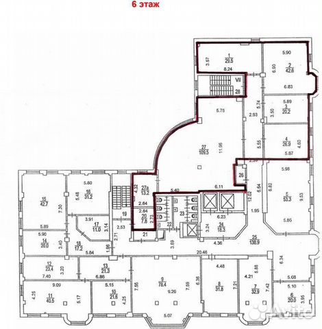 Сдам офис, 281.7кв.м