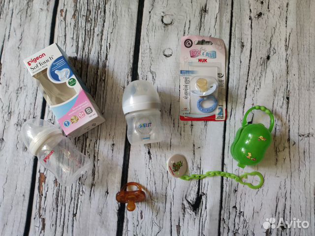 Бутылочки для кормления, соски - пакет