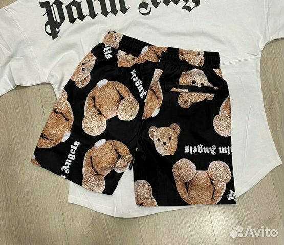 Шорты с логотипом Palm Angels Шорты с логотипом Palm Angels