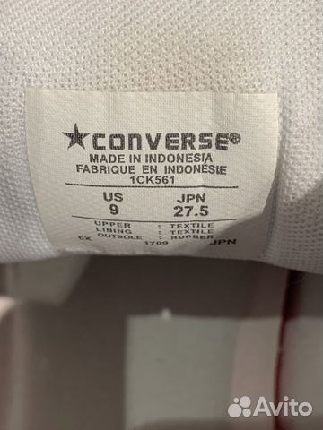 Кеды Converse Chuck Tailor All Star 9