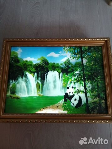 Картина в рамке с подсветкой