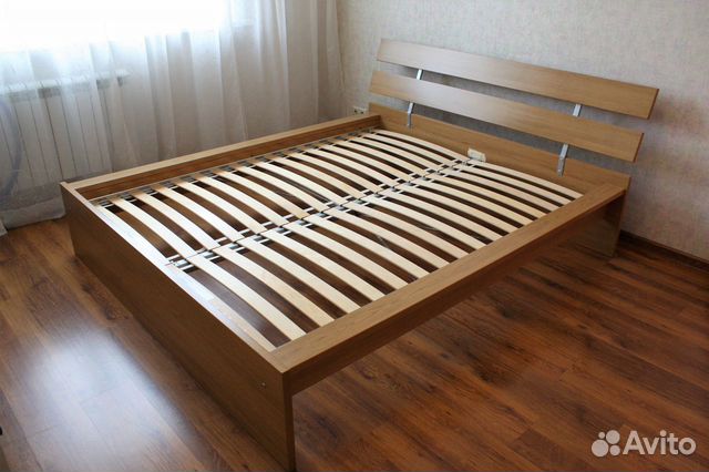 Каркас кровати IKEA с реечным дном, 183х217 см Каркас кровати IKEA с реечным дном, 183х217 см