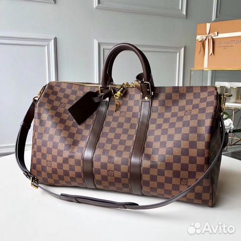 Новая дорожная сумка Louis Vuitton Keepall Damier Новая дорожная сумка Louis Vuitton Keepall Damier