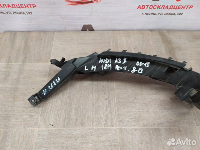 Кронштейн фары левый Audi A3 (2003-2013) 2008-2013 Кронштейн фары левый Audi A3 (2003-2013) 2008-2013