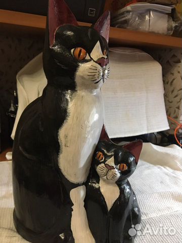Статуэтка Кошка(дерево)