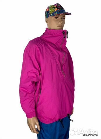 Винтажная демисезонная куртка-анорак Винтажная демисезонная куртка-анорак