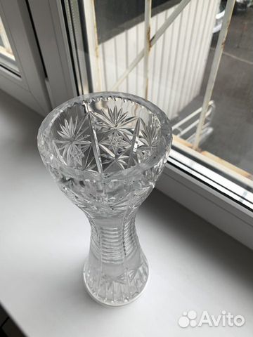 Ваза высокая Богемия Ваза высокая Богемия