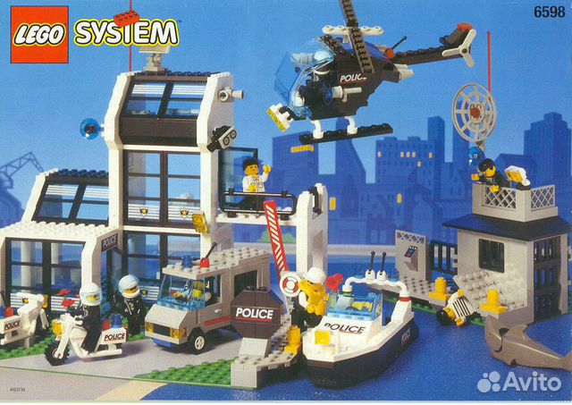 Lego 6598 Metro PD Station - Полицейский участок Lego 6598 Metro PD Station - Полицейский участок