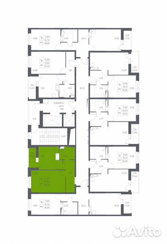 1-к квартира, 35.2 м², 6/17 эт. 1-к квартира, 35.2 м², 6/17 эт.
