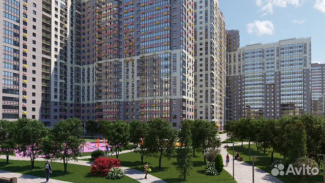 1-к квартира, 32.7 м², 23/25 эт. 1-к квартира, 32.7 м², 23/25 эт.