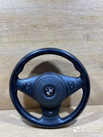 Руль кожаный BMW 5 E60, E61 M-tech Арт. 120339