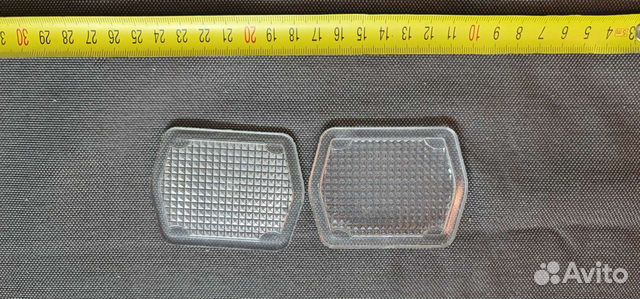 Стекло фары передней педальный радуга