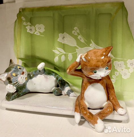 Коты. Керамика ручной работы. Прекрасный подарок