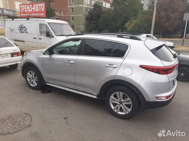 Рейлинги на крышу KIA Sportage 4, Чёрные