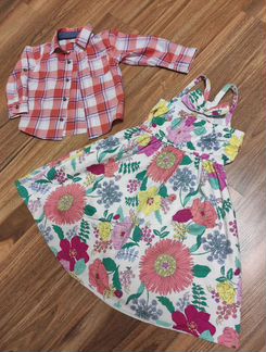 Фэмили лук на мальчика и девочку