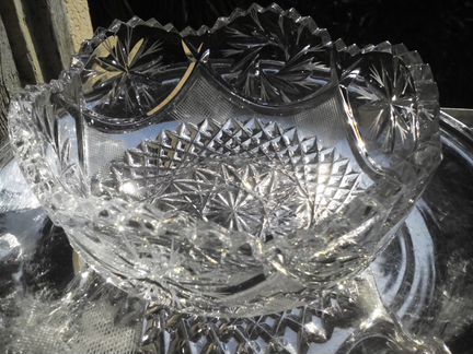 Салатницы хрустальные