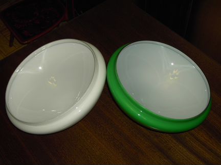 Зеленый. Белый. Плафоны для настольных ламп. ориги